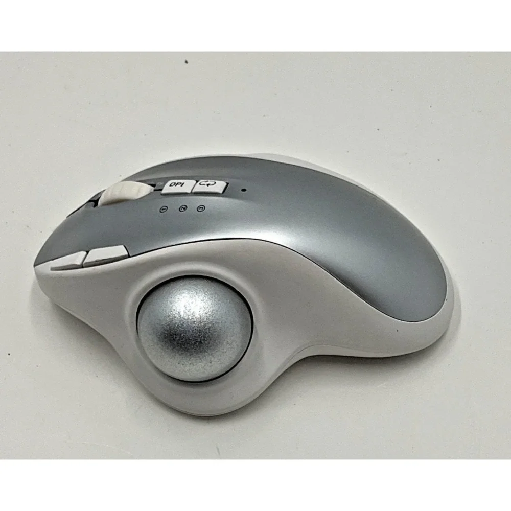 MT50 Wireless Trackball Mouse Ergonomic Silver Multi-Device‎